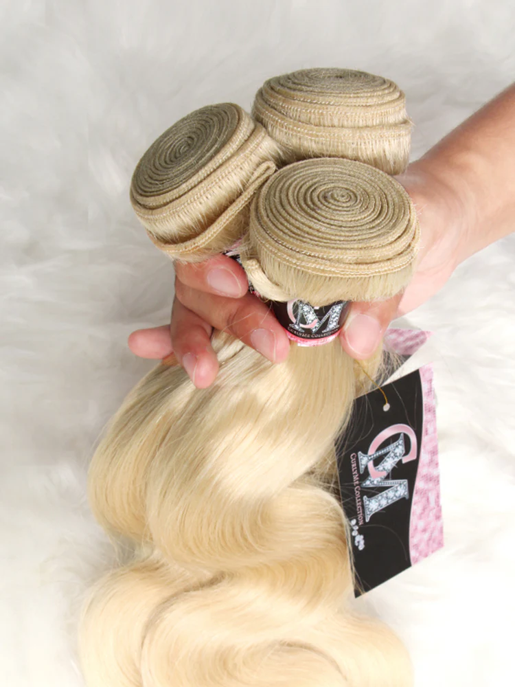Body Wave 613 Hair Bundles 1/3/4Pcs Blonde Color Hair - Image 7