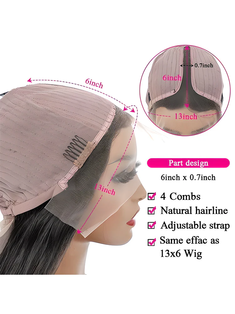 CurlyMe Kinky Curly T part Lace Front Wig with Natural Hairline - Image 3