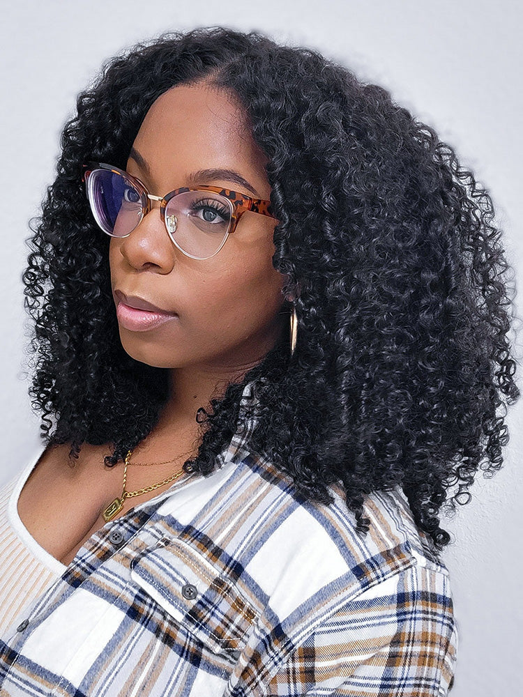 CurlyMe Pre-Bleached 7x5 HD Lace Wear Go Glueless Wigs Very Convenient Pre-Cut Lace Wig - Image 14