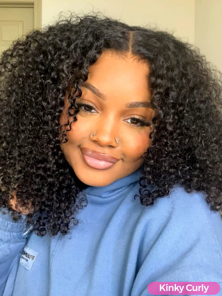 CurlyMe Pre-Bleached 7x5 HD Lace Wear Go Glueless Wigs Very Convenient Pre-Cut Lace Wig - Image 4