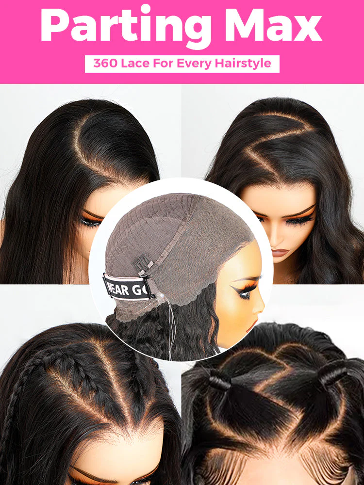 CurlyMe 360 Lace Wear Go Highlight Kinky Curly Hair Glueless Wigs Pre-Plucked Lace Front Wig - Image 8