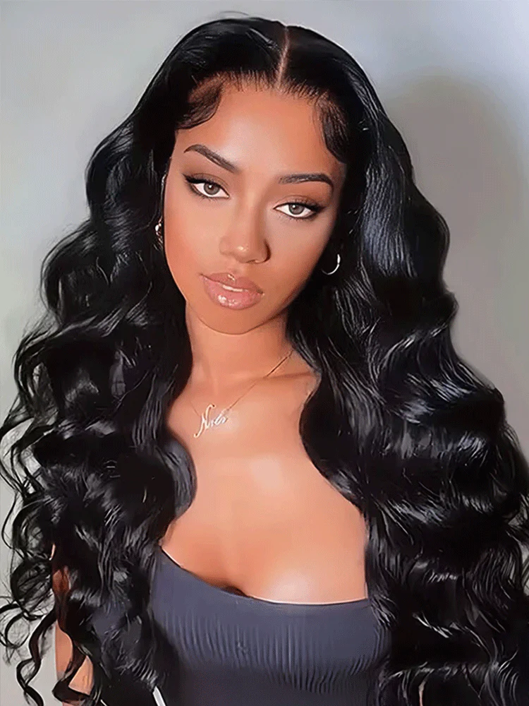 CurlyMe 9x6 HD Lace M-cap Wear Go Glueless Mini Knots Ocean Wave Hair Pre-cut Lace Front Wig Pre-plucked - Image 3