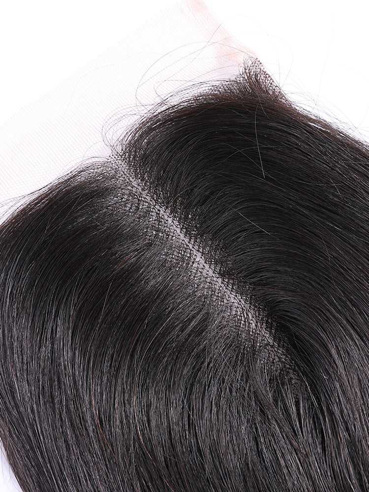 Body Wave Virgin Hair Natural Color 4x4 Lace Closure - Image 3