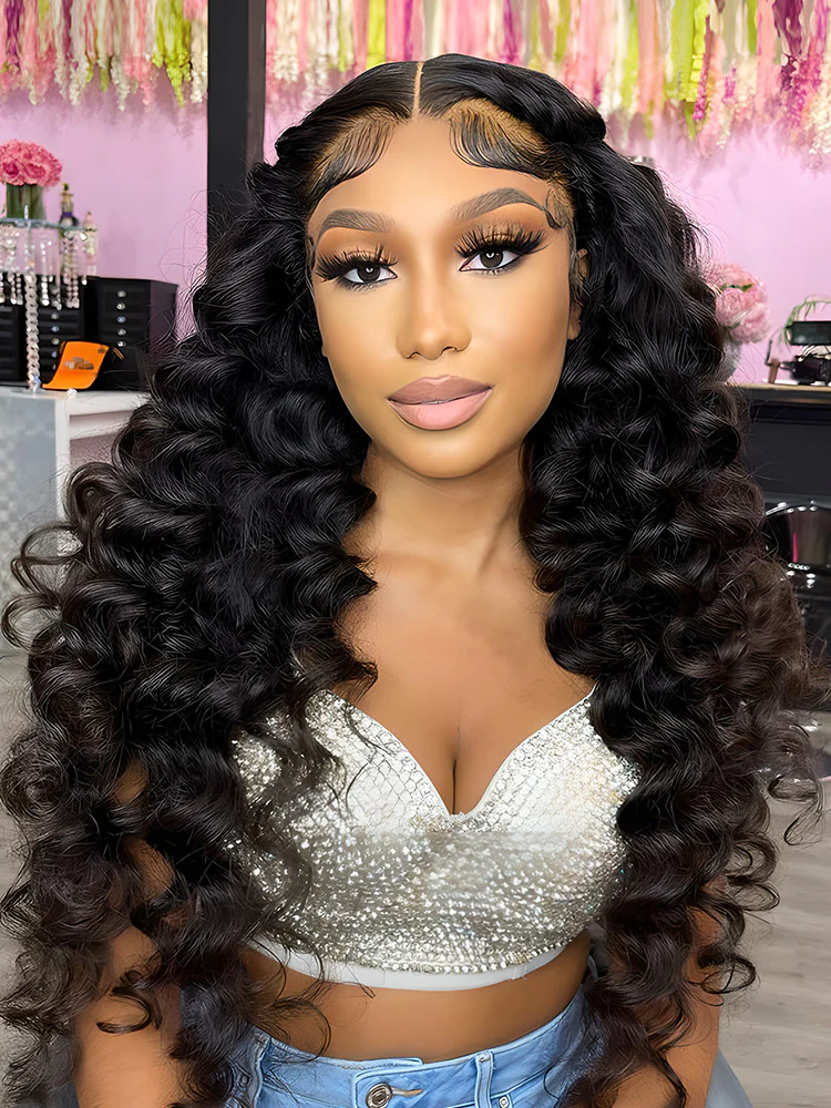 CurlyMe New Wand Curl Hairstyle Wear Go Wig Glueless Pre-cut HD Lace Wig Pre-plucked - Image 3
