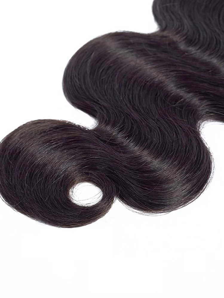 CurlyMe Body Wave Human Hair 4 Bundles with 4x4 Lace Closure - Image 7