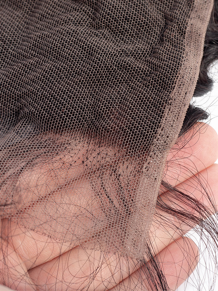 Kinky Curly Hair Natural Black 4x4 Lace Closure - Image 3