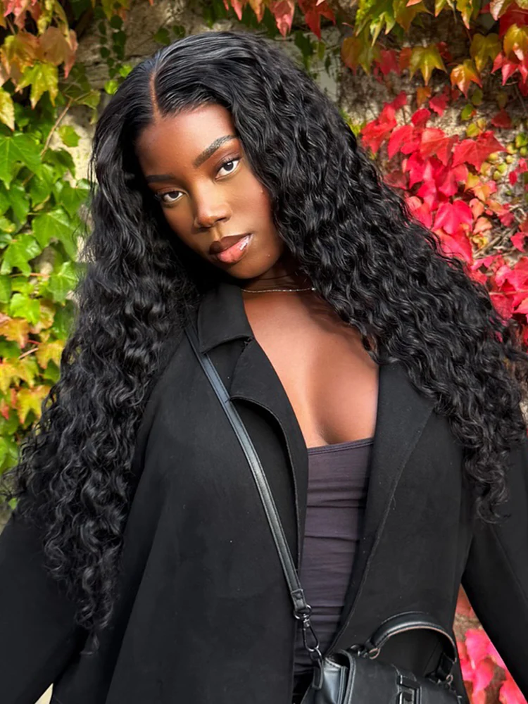 Deep Wave Hair Bundles Deal 1/3/4Pcs Natural Black Hair - Image 6