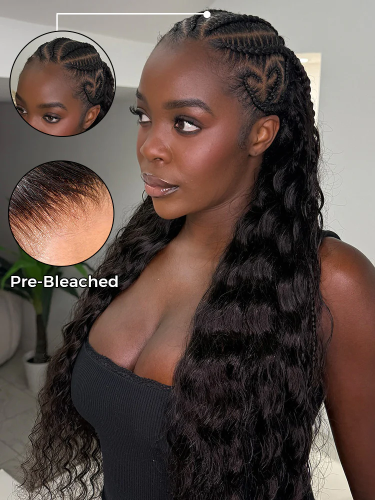 CurlyMe Loose Deep Wave Hair 13x6 Lace Front Wigs Unprocessed Hair On Sale - Image 5